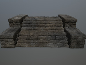 RuinStairs 3Dモデル