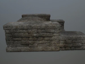 RuinStairs 3D Model