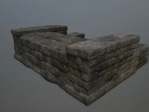 RuinStairs 3D Model