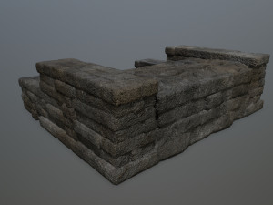 RuinStairs Model 3D