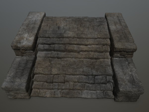 RuinStairs Model 3D