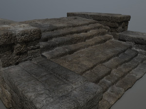 RuinStairs Model 3D