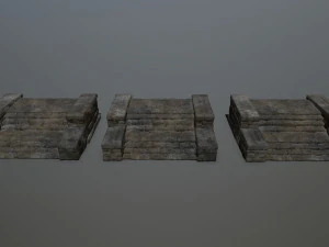 RuinStairs 3D Model