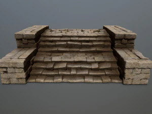 Scale di rovina Modello 3D