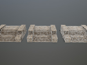 Ruin Stairs 3D Model