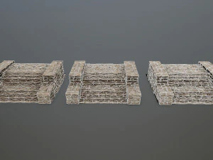 Ruin Stairs 3D Model