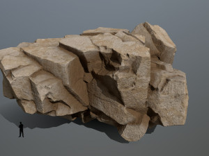 Desert rock 3D 모델