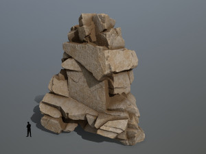 Desert rock 3D 모델