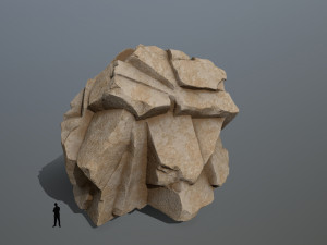 Desert rock 3D 모델