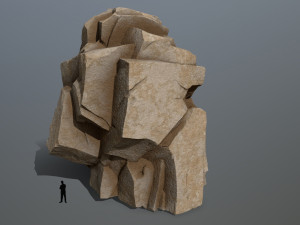 Desert rock 3D 모델
