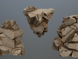 Desert rock 3D 모델