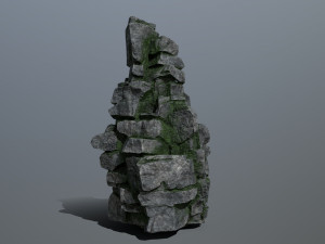 Cliff rocks 3Dモデル