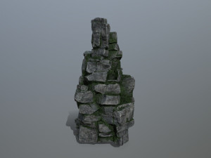 Cliff rocks 3Dモデル