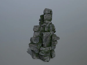 Cliff rocks 3D Model
