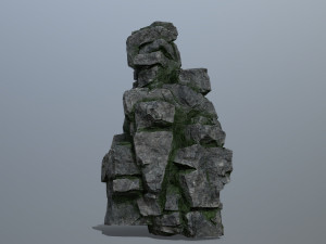 Cliff rocks 3Dモデル