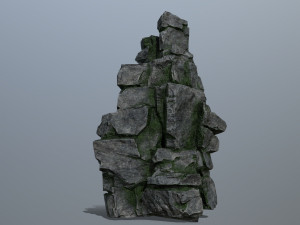 Cliff rocks 3Dモデル