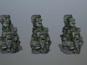 Cliff rocks 3Dモデル