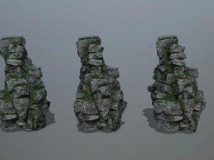 Cliff rocks 3D Model