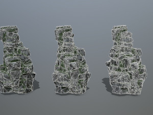 Cliff rocks 3Dモデル
