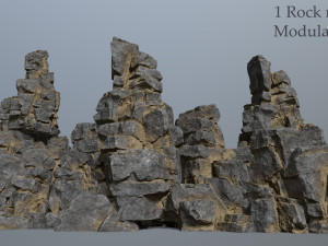 Desert rock 3Dモデル