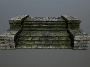 Scale di rovina Modello 3D