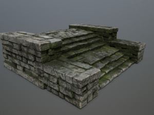 Ruin Stairs 3Dモデル