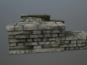 Ruin Stairs 3D Model