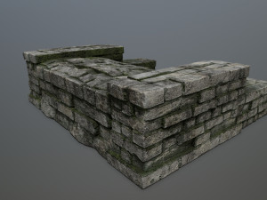 Ruin Stairs 3Dモデル