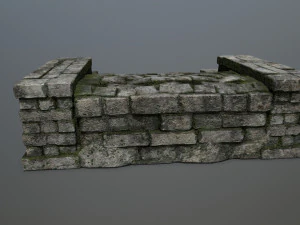 Ruin Stairs 3D Model