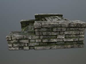 Ruin Stairs 3Dモデル