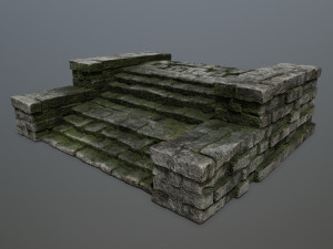Ruin Stairs 3Dモデル