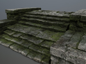 Ruin Stairs 3Dモデル