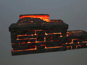 Ruin Stairs 3D Model