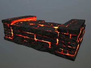 Ruin Stairs 3D Model