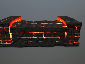 Ruin Stairs 3D Model