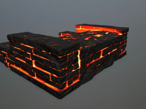 Ruin Stairs 3D Model