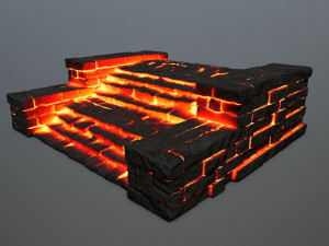 Ruin Stairs Modelo 3D