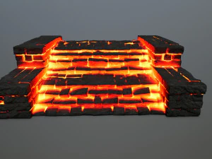 Ruin Stairs 3D Model