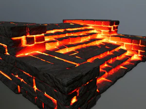 Ruin Stairs 3D Model