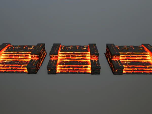 Ruin Stairs 3D Model