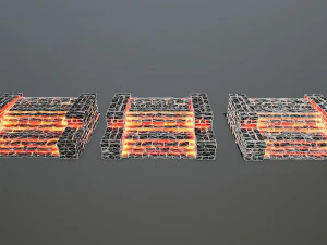 Ruin Stairs 3D Model