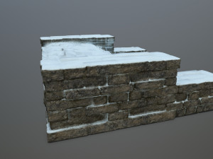 Ruin Stairs 3D Модель