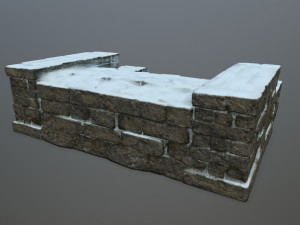 Ruin Stairs 3D Модель