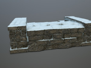 Ruin Stairs 3D Модель