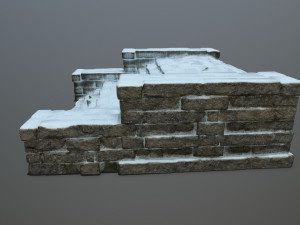 Ruin Stairs 3D Модель