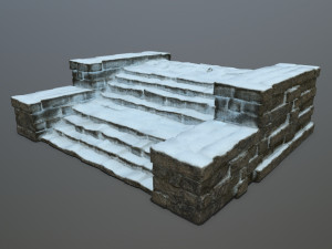 Ruin Stairs 3D Модель