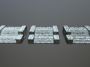 Ruin Stairs 3D Модель