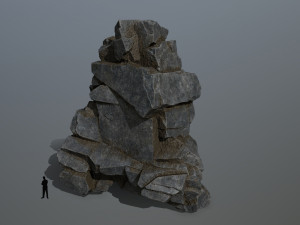 Cliff rocks 3D 모델