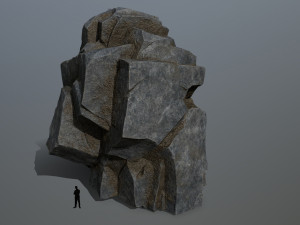 Cliff rocks 3D 모델