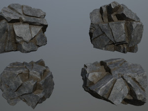 Cliff rocks 3D 모델